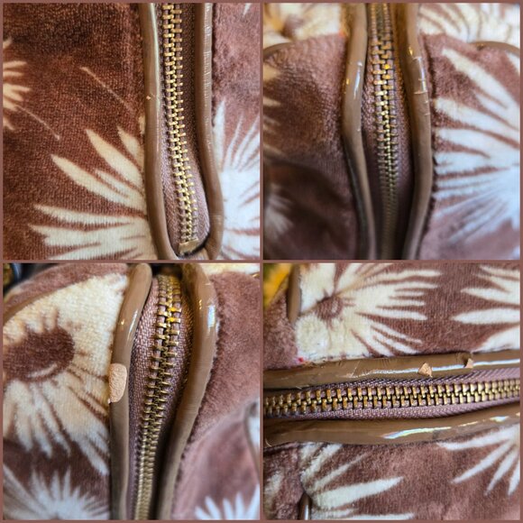 Juicy Couture Brown Poinsettia Handbag - Picture 10 of 13